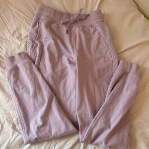 lululemon light purple joggers / sweatpants